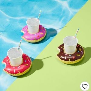 3 pcs Donut Beverage Floats Pool Floats